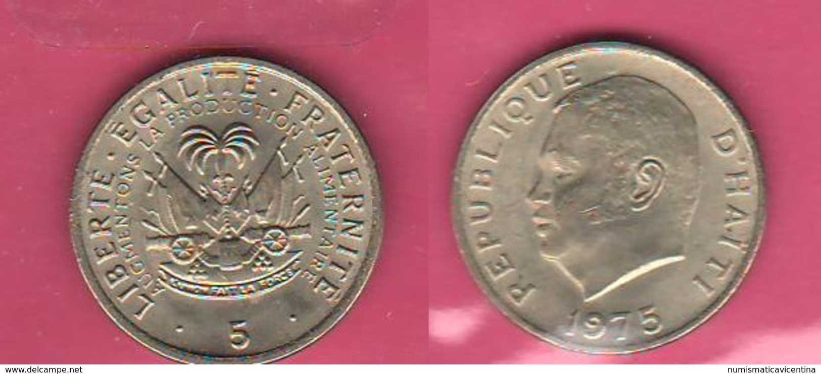 5 Centimes 1975 Fao Duvalier - Haiti