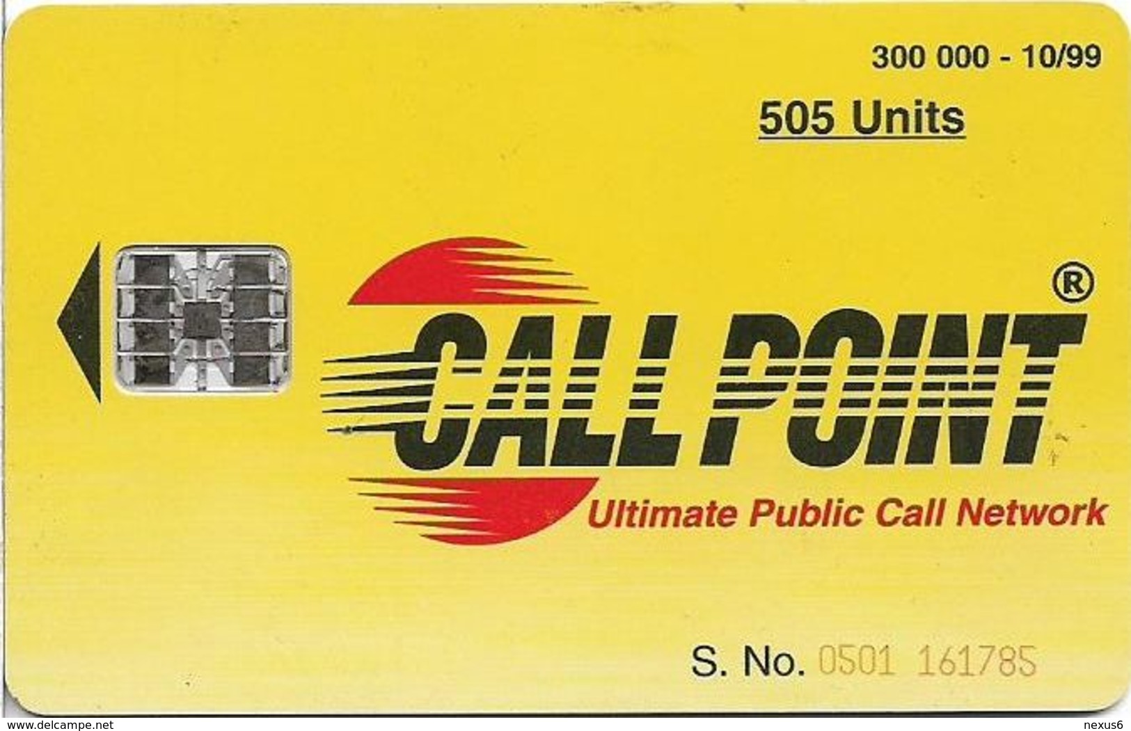 Pakistan - Callpoint - Generic Logo Design (Dancom Back), 505U, 10.99, 300.000ex, Used - Pakistan