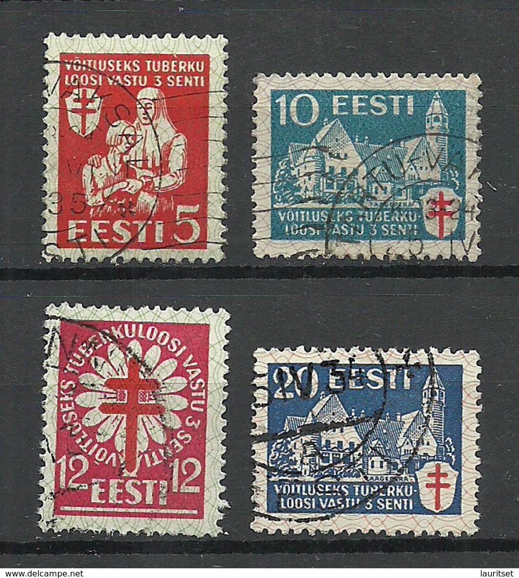 Estland Estonia 1933 Michel 102 - 105 O - Estonia