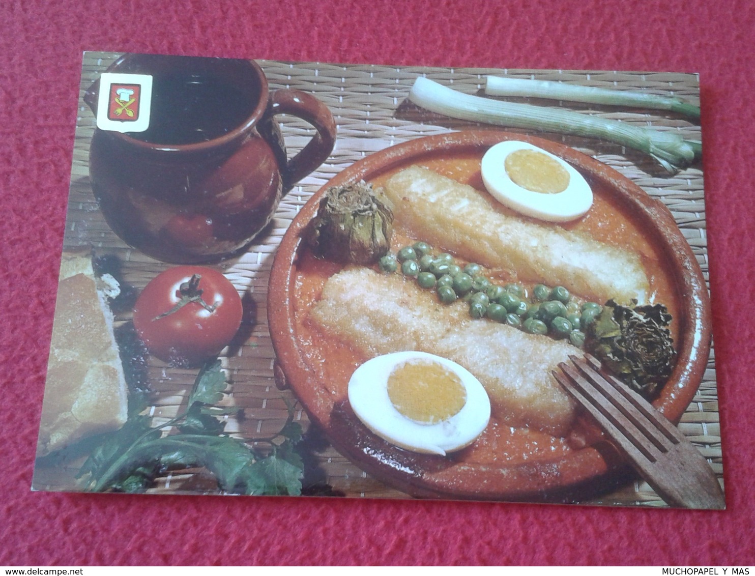 SPAIN ESPAGNE POSTAL POST CARD BACALAO A LA CATALANA COCINA COOK CUISINE COOKING COCINAR COD CODFISH CABILLAUD VER FOTO - Recetas De Cocina