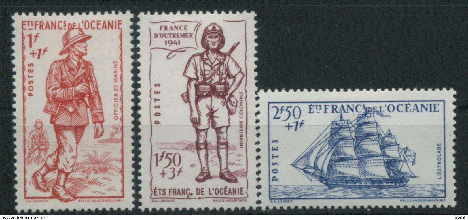 1941 Oceania, Difesa Dell'impero, Serie Completa Nuova (*) Linguellata - Nuovi