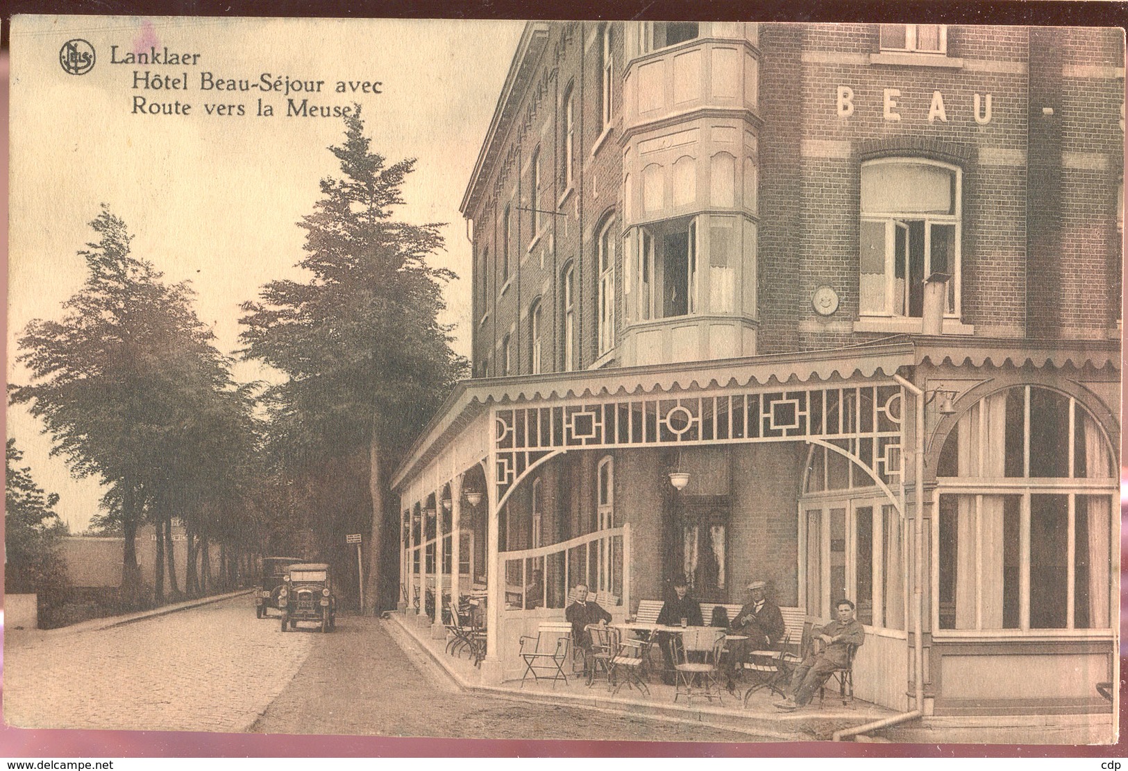 Cpa Lanklaer  Hotel  1932 - Dilsen-Stokkem