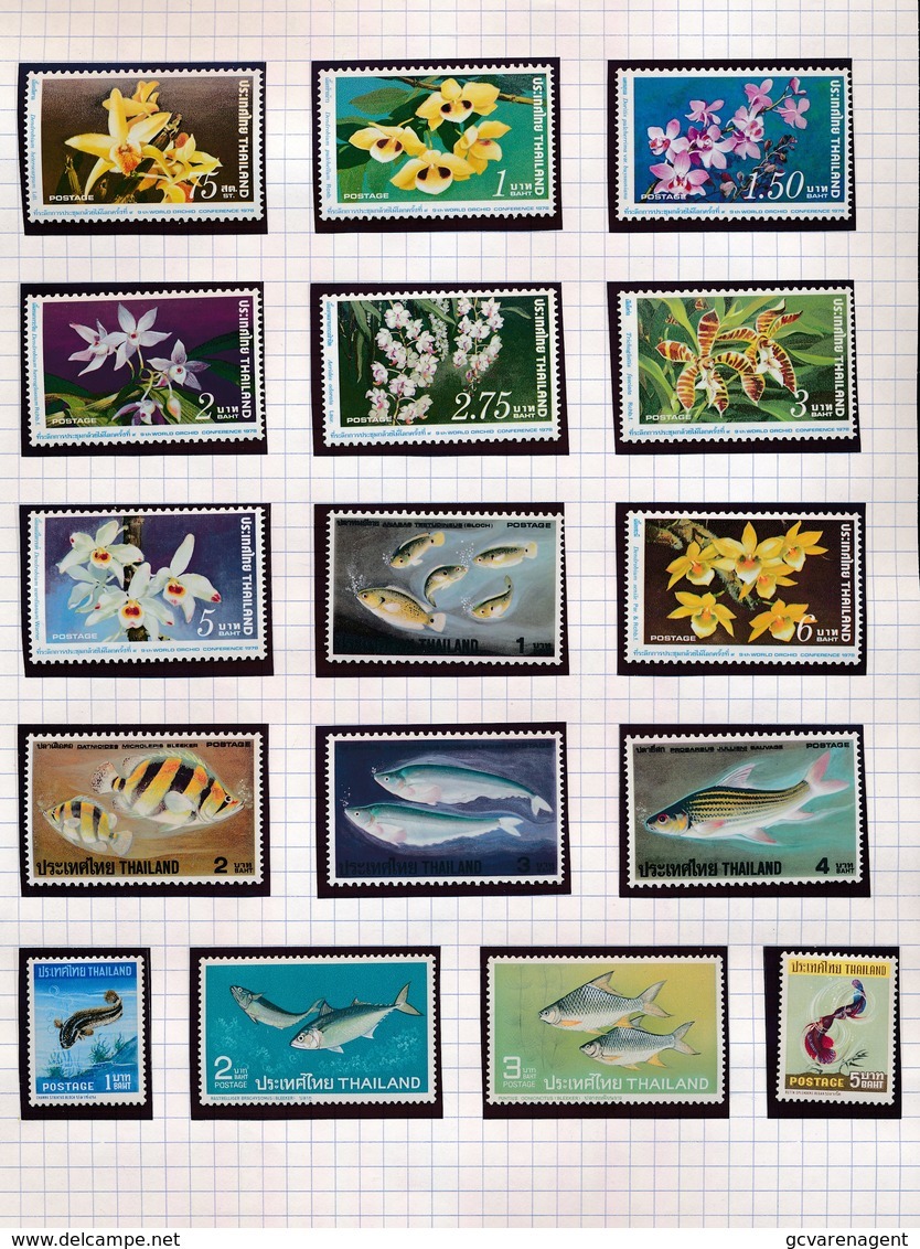 THAILAND  16 STAMPS NEW NEUF NIEUW  2 SCANS - Thaïlande