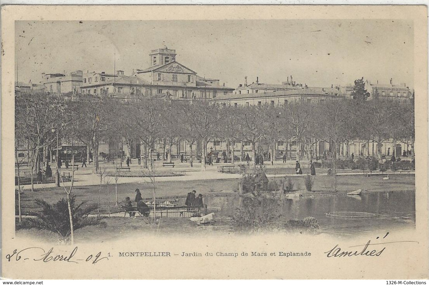 CPA Dept 34 MONTPELLIER Dos 1900 - Montpellier