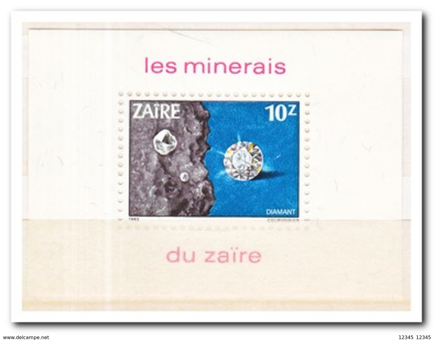 Zaïre 1983, Postfris MNH, Minerals - Ongebruikt