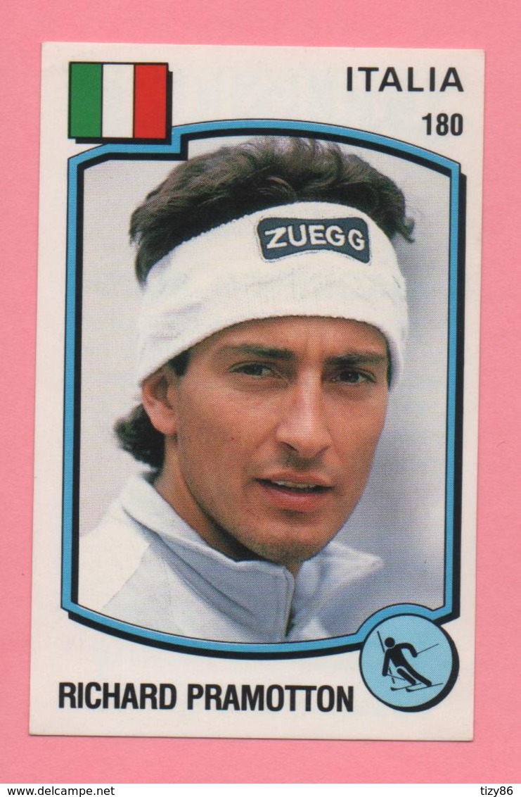 Figurina Panini 1988 N°180 - Richard Pramotton - Sports D'hiver