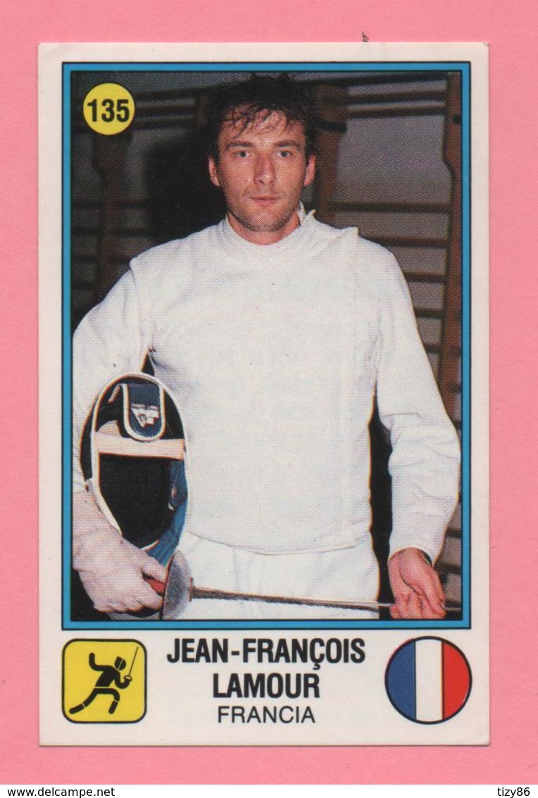 Figurina Panini 1988 N°135 - Scherma - Jean-Francois Lamour - Scherma