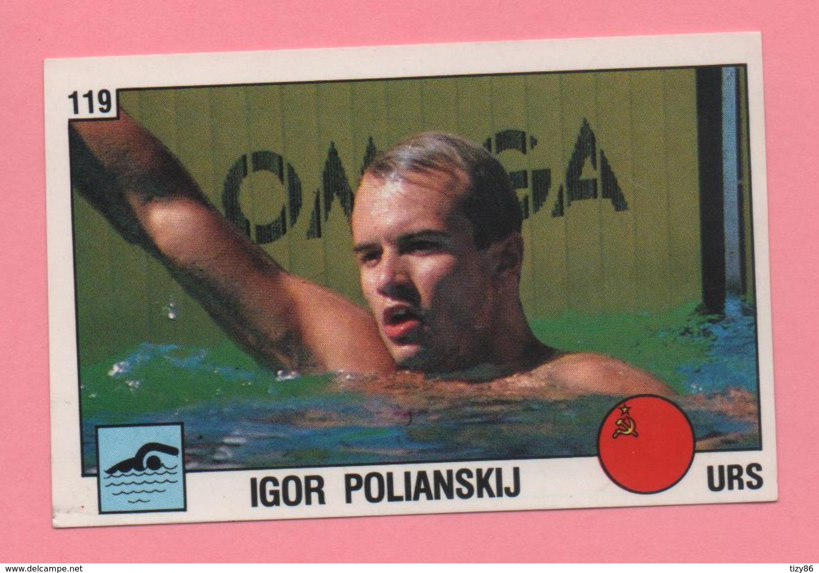 Figurina Panini 1988 N°119 - Nuoto - Igor Polianskij - Natación