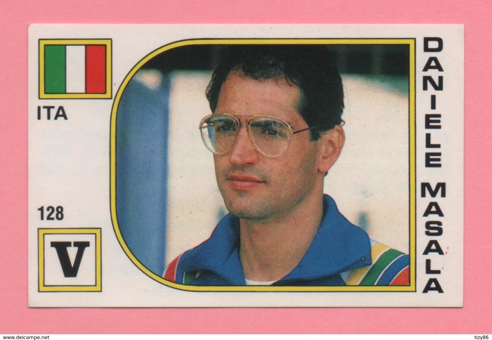 Figurina Panini 1988 N°128 - Daniele Masala - Natation