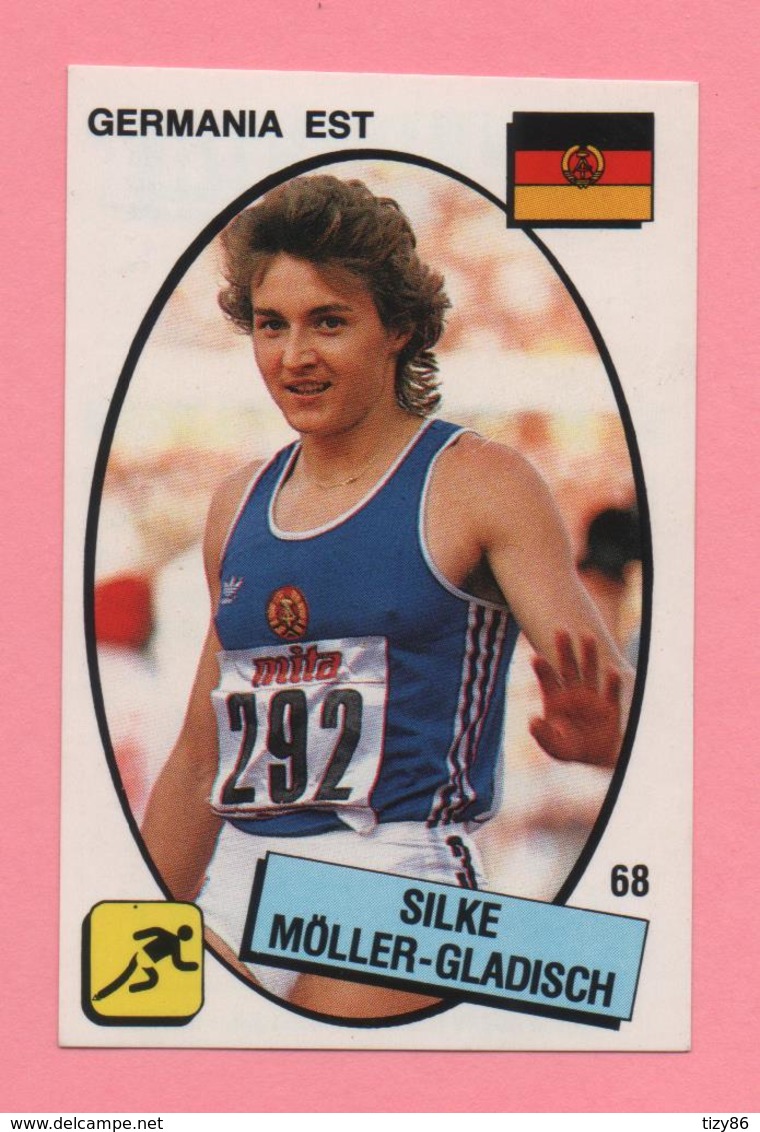 Figurina Panini 1988 N°68 - Silke Moller-Gladisch - Athlétisme