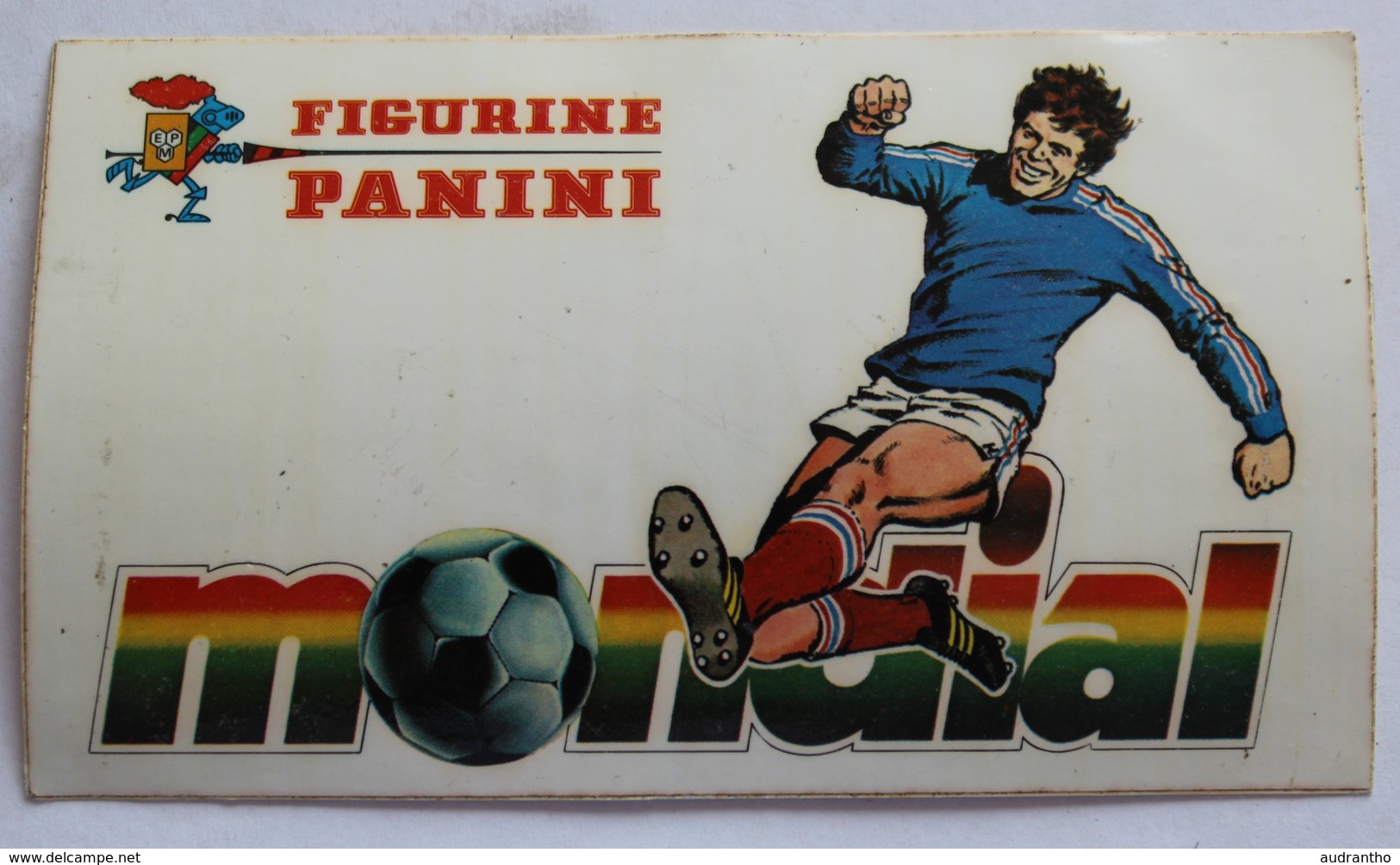 Rare Football Autocollant Vintage Figurine Panini Mondial Football Années 70-80 - Autres & Non Classés