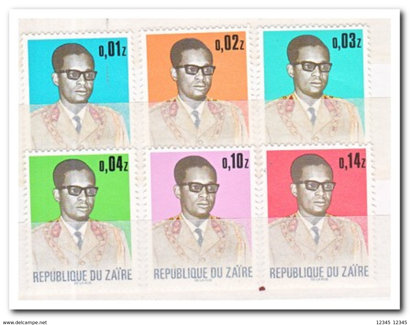 Zaïre 1973, Postfris MNH, President Mobutu - Neufs