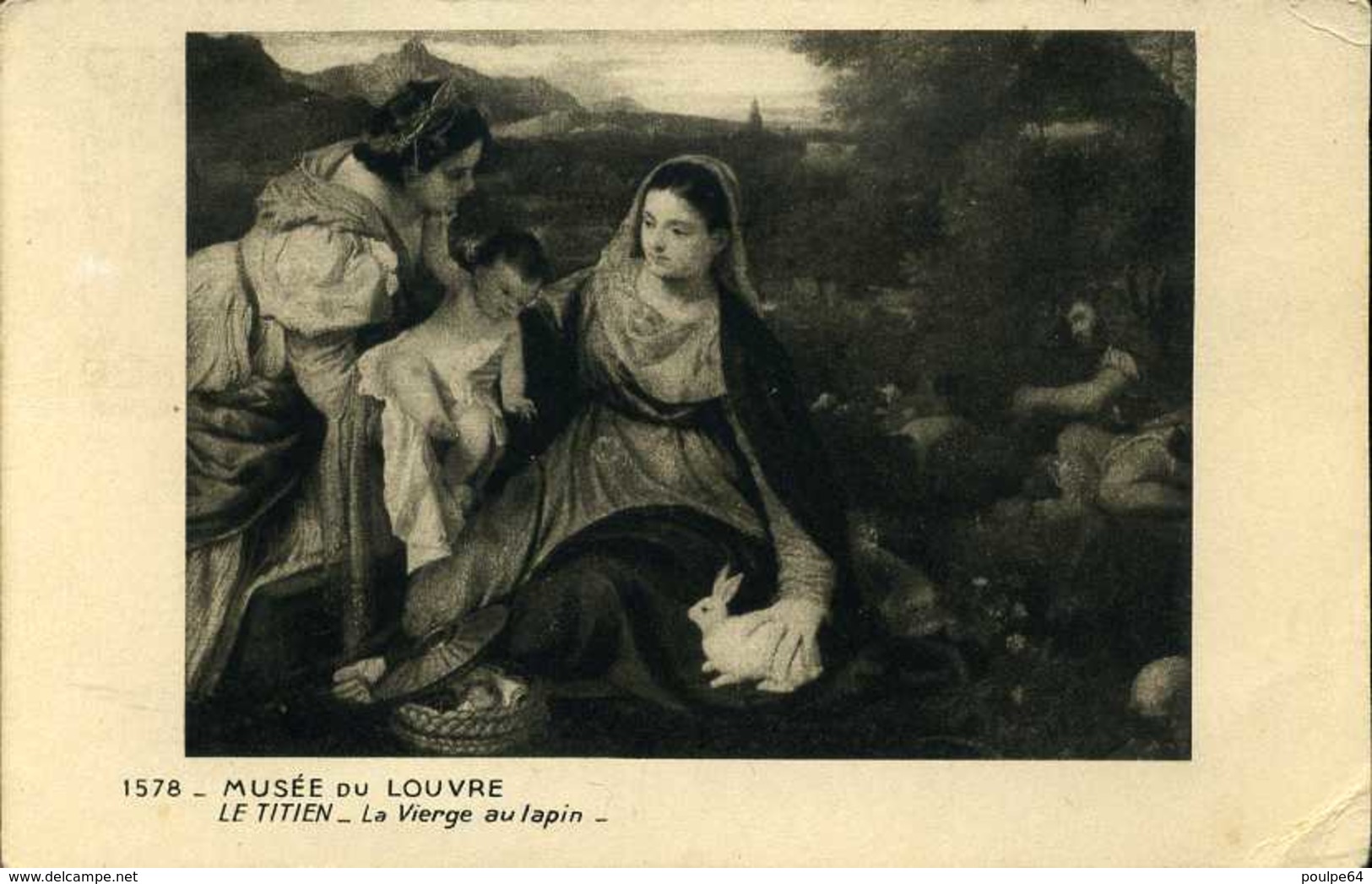 CPM - Musée Du Louvre - La Vierge Au Lapin - Musées