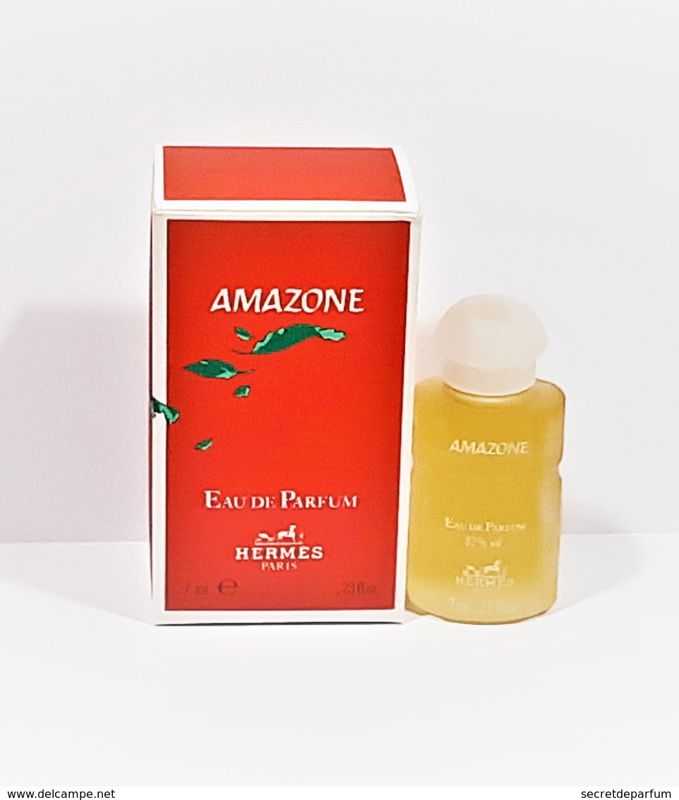 Miniatures De Parfum AMAZONE  De Hermès  EDP  7 Ml  + Boite - Miniatures Femmes (avec Boite)