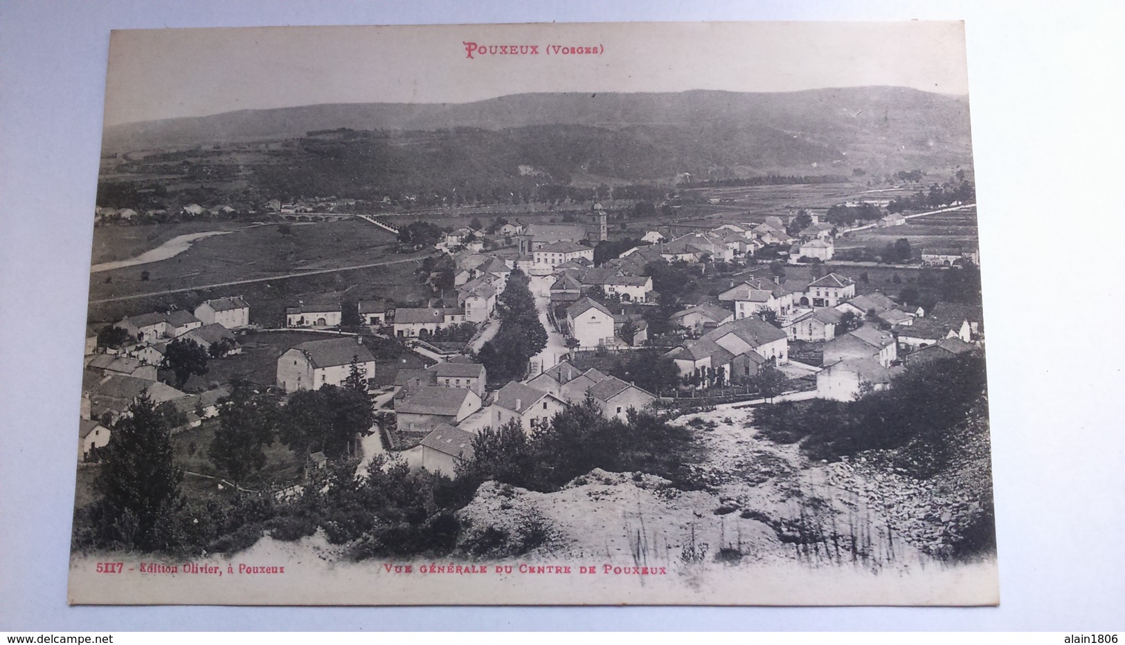 Carte Postale ( S6 ) Ancienne De Pouxeux , Vue Générale - Pouxeux Eloyes