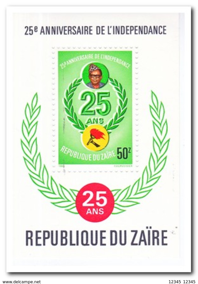 Zaïre 1985, Postfris MNH, 25 Years Independence - Ongebruikt