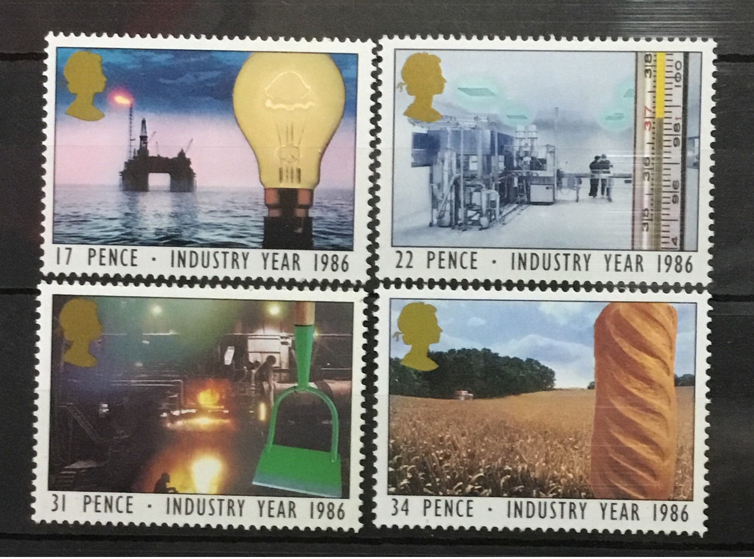 GREAT BRITAIN # 1129-1132.  Industry Year.  MNH (**) - Unused Stamps