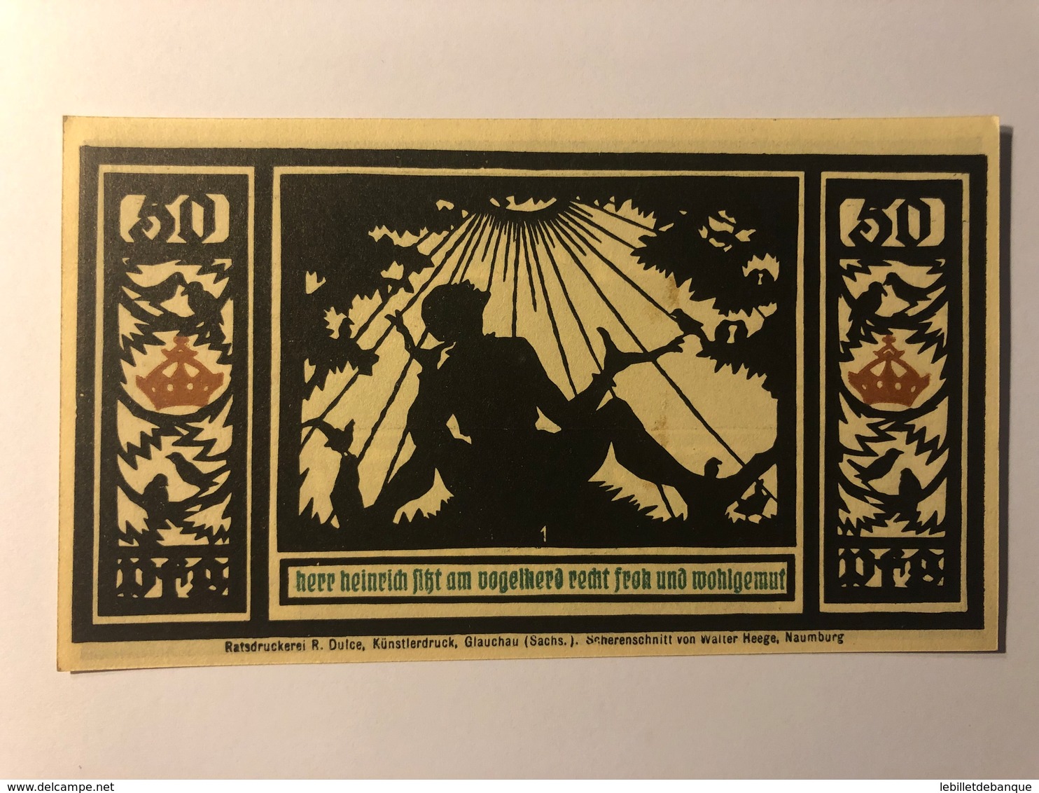Allemagne Notgeld Quedlinburg 50 Pfennig - Collections