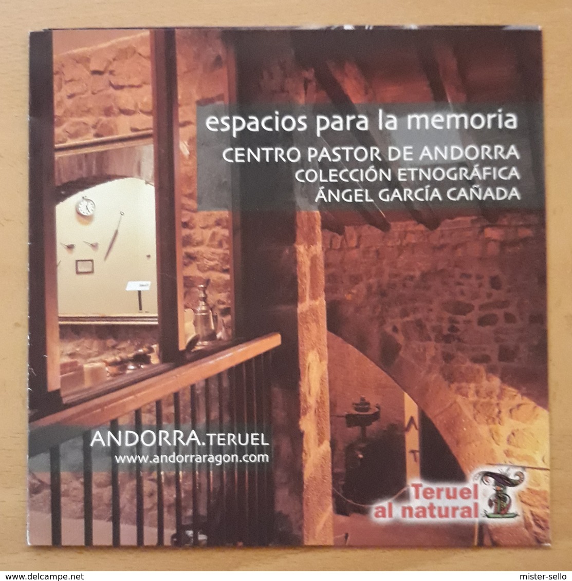 FOLLETO CENTRO PASTOR DE ANDORRA - TERUEL - ESPAÑA. - Cuadernillos Turísticos