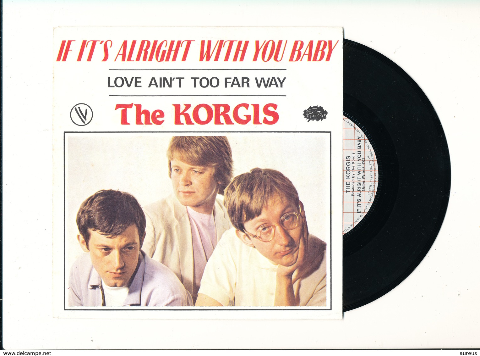 THE KORGIS " IF IT'S ALRIGHT WITH YOU BABY " Disque RIALTO 1980    TRES BON ETAT !! - Rock