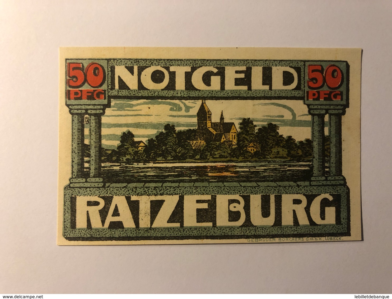 Allemagne Notgeld Ratzeburg 50 Pfennig - Sammlungen