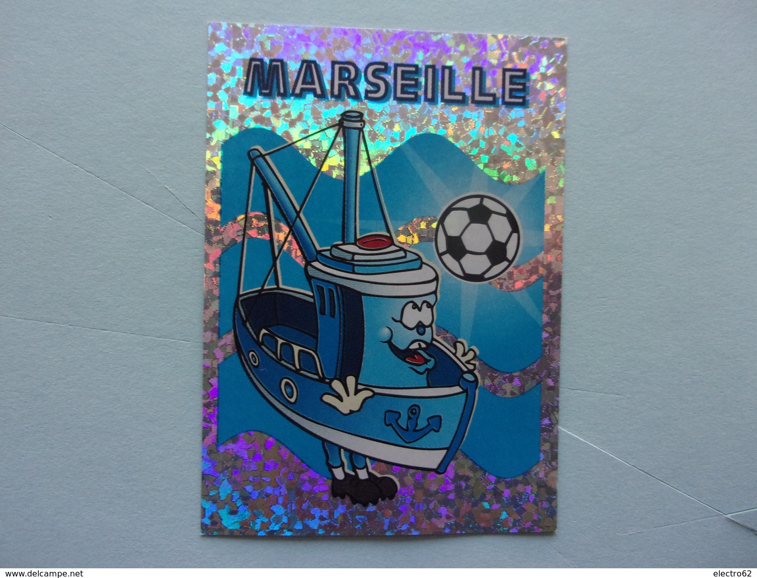 PANINI SUPERFOOT 1997-98 N°10 Marseille Bateau Ballon Football Boat Ship - Edition Française