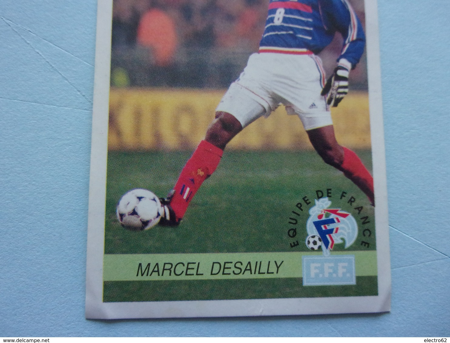 PANINI Football FRANCE 98 N°E Marcel Desailly TOTAL équipe De France - Edition Française