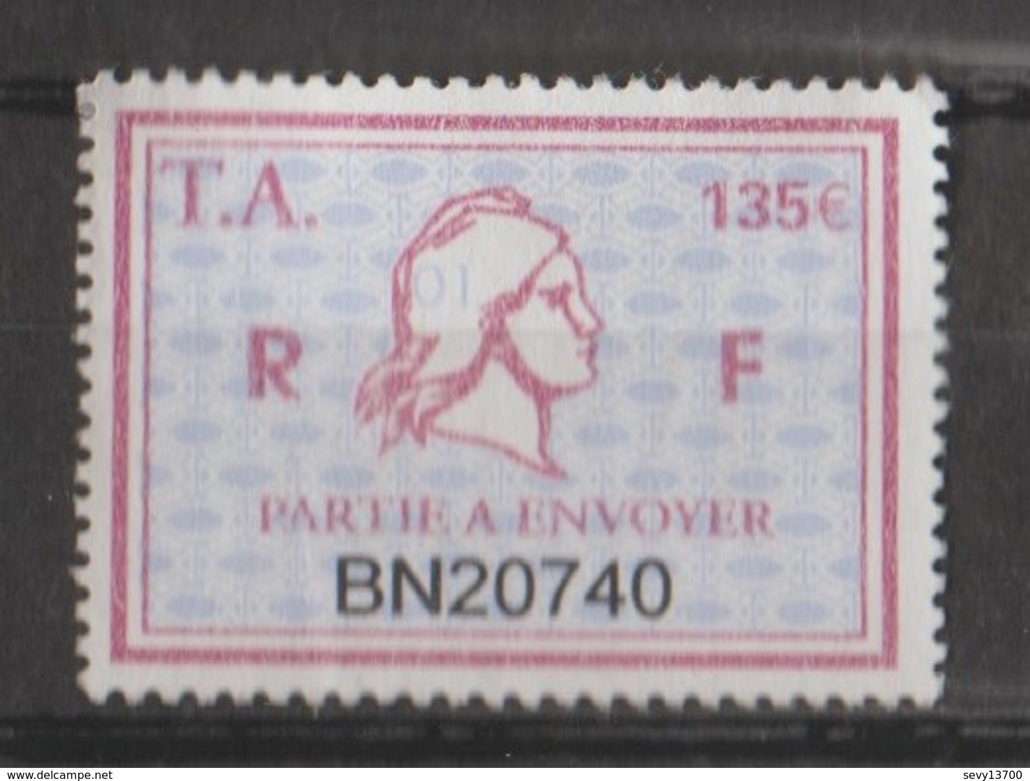 Série 1 Timbres Fiscal Millésime 01  -  1 Timbre Amende - 135 - Autres & Non Classés