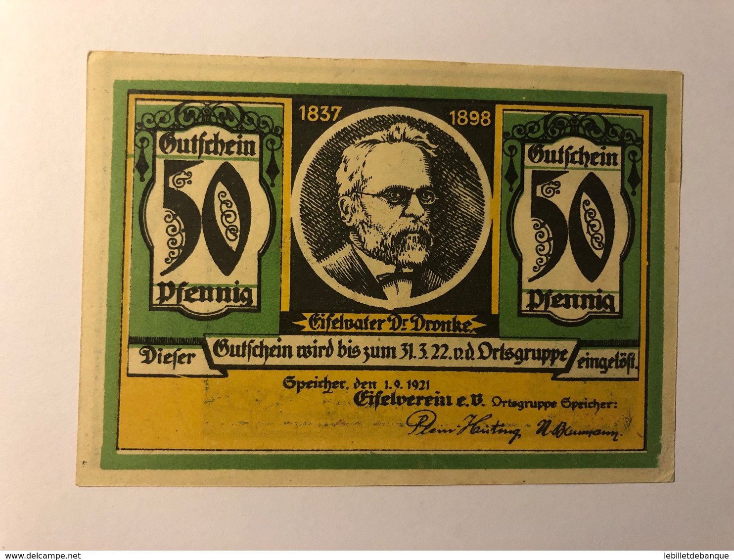 Allemagne Notgeld Speicher 50 Pfennig - Collections