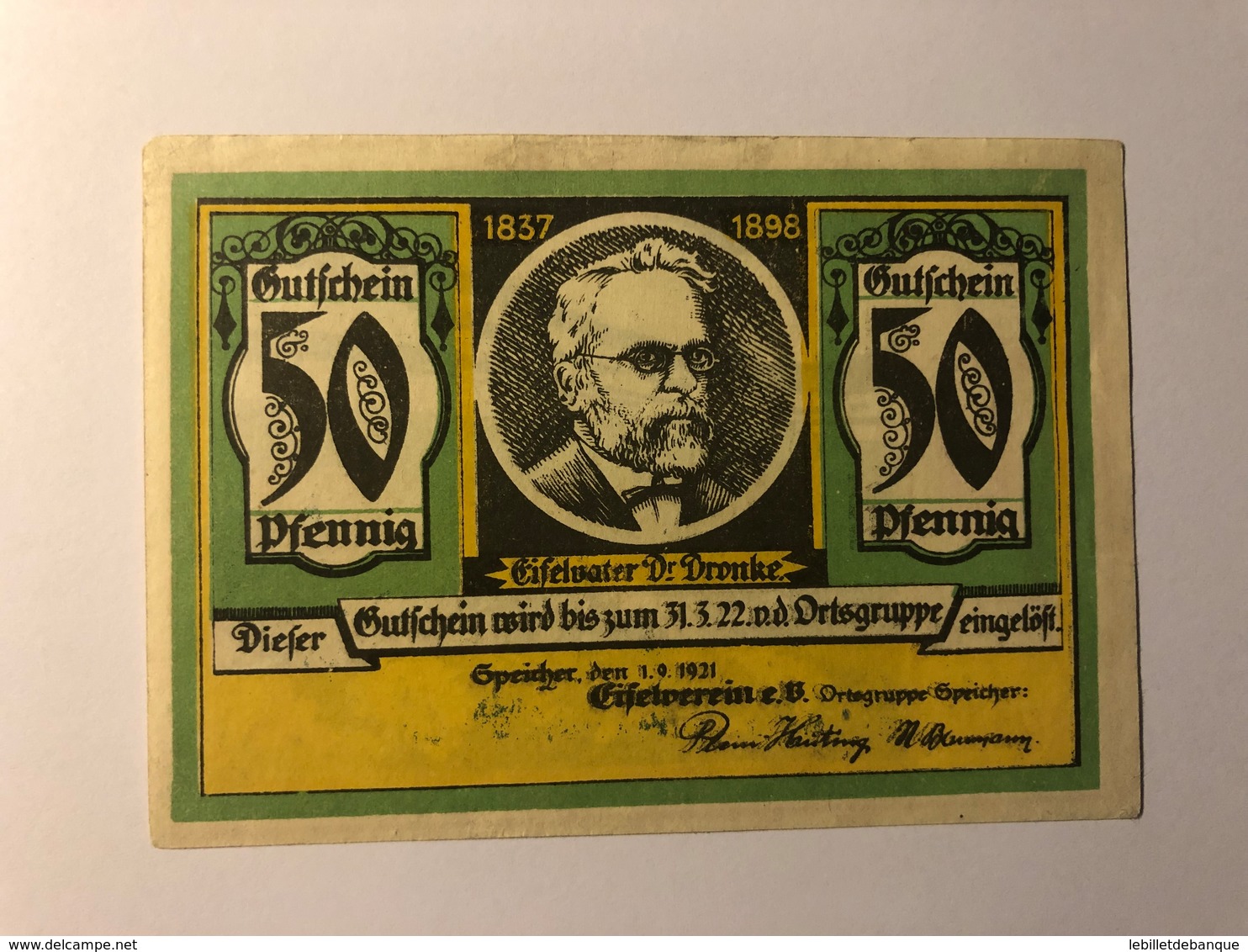 Allemagne Notgeld Speicher 50 Pfennig - Collections