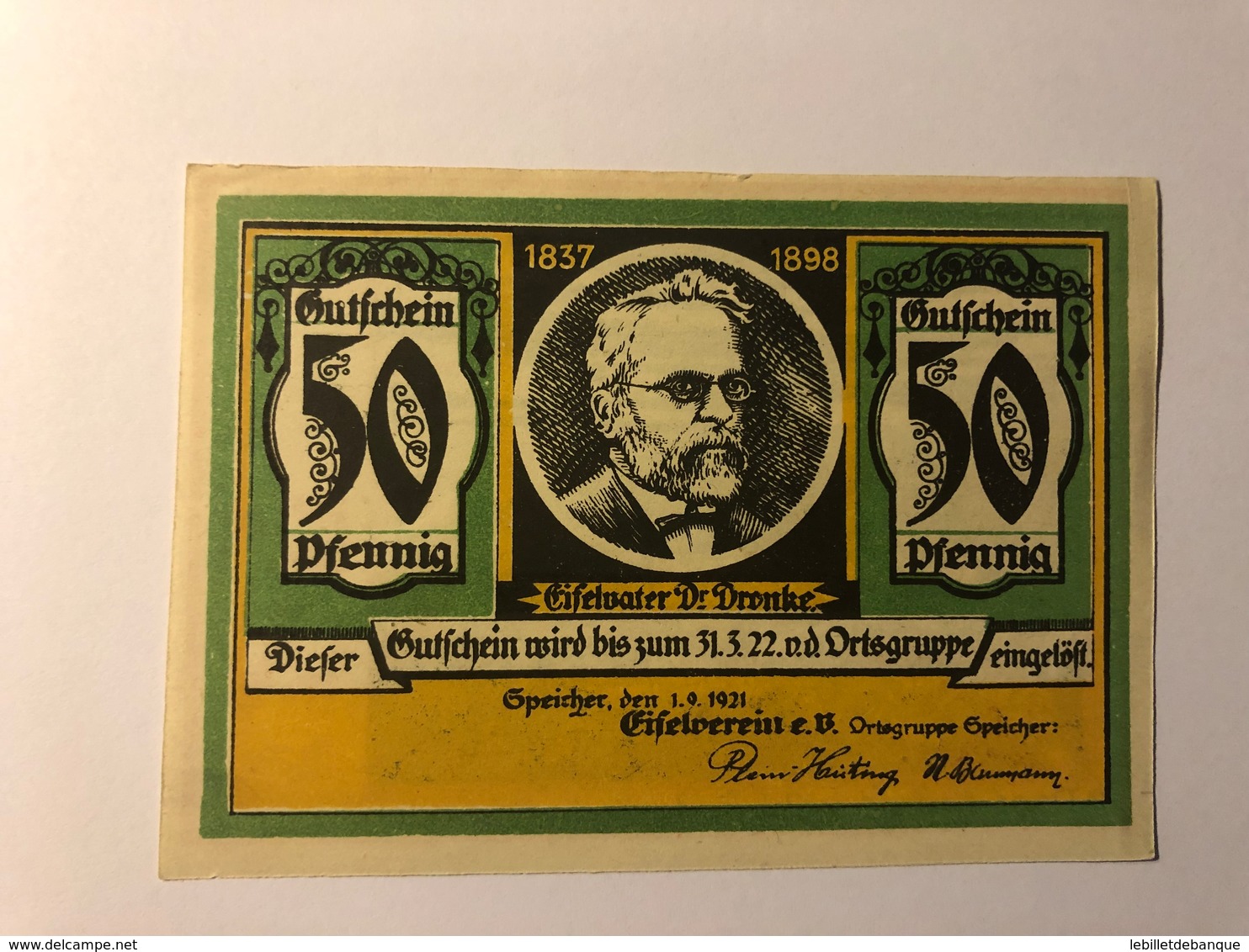 Allemagne Notgeld Speicher 50 Pfennig - Collections