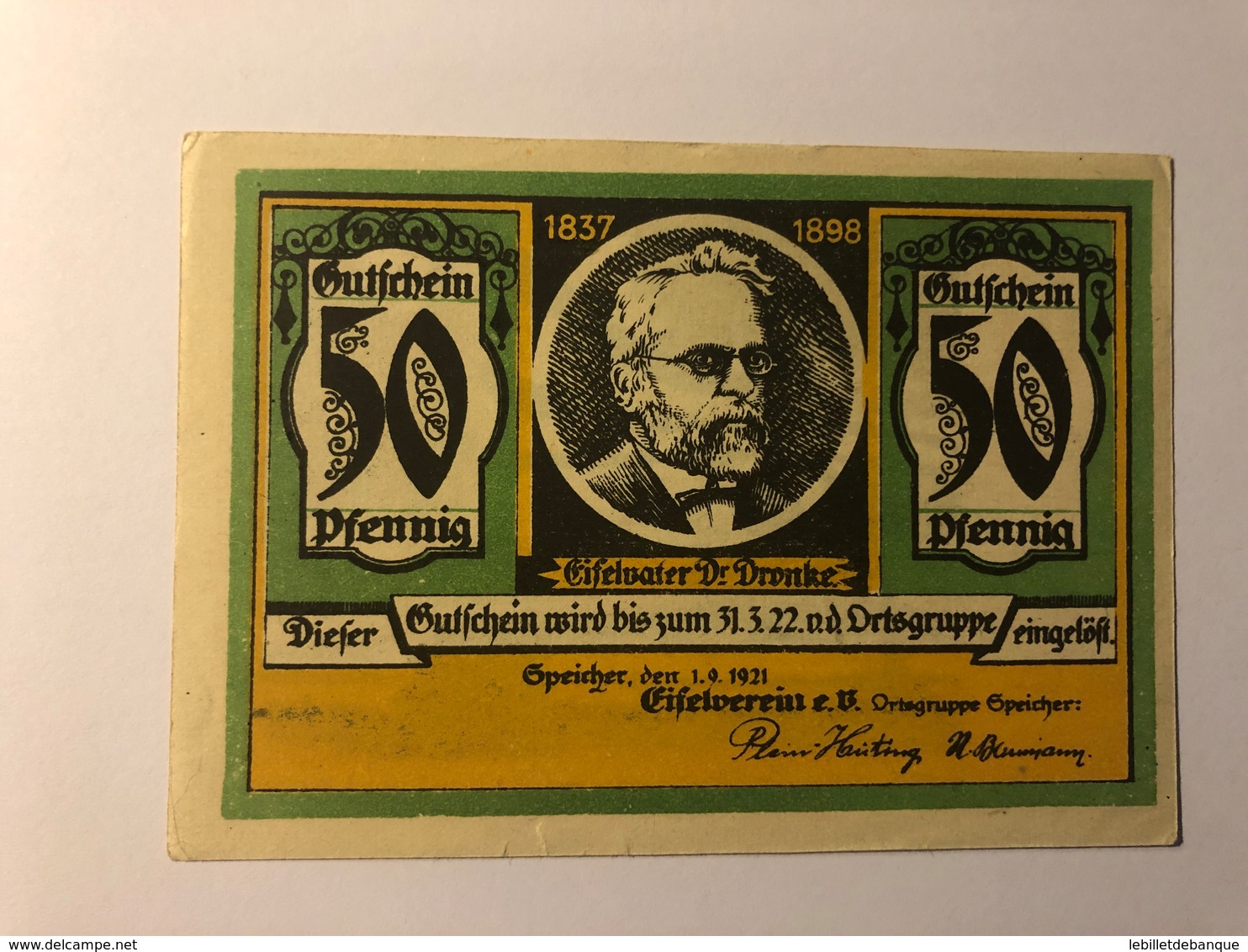 Allemagne Notgeld Speicher 50 Pfennig - Collections