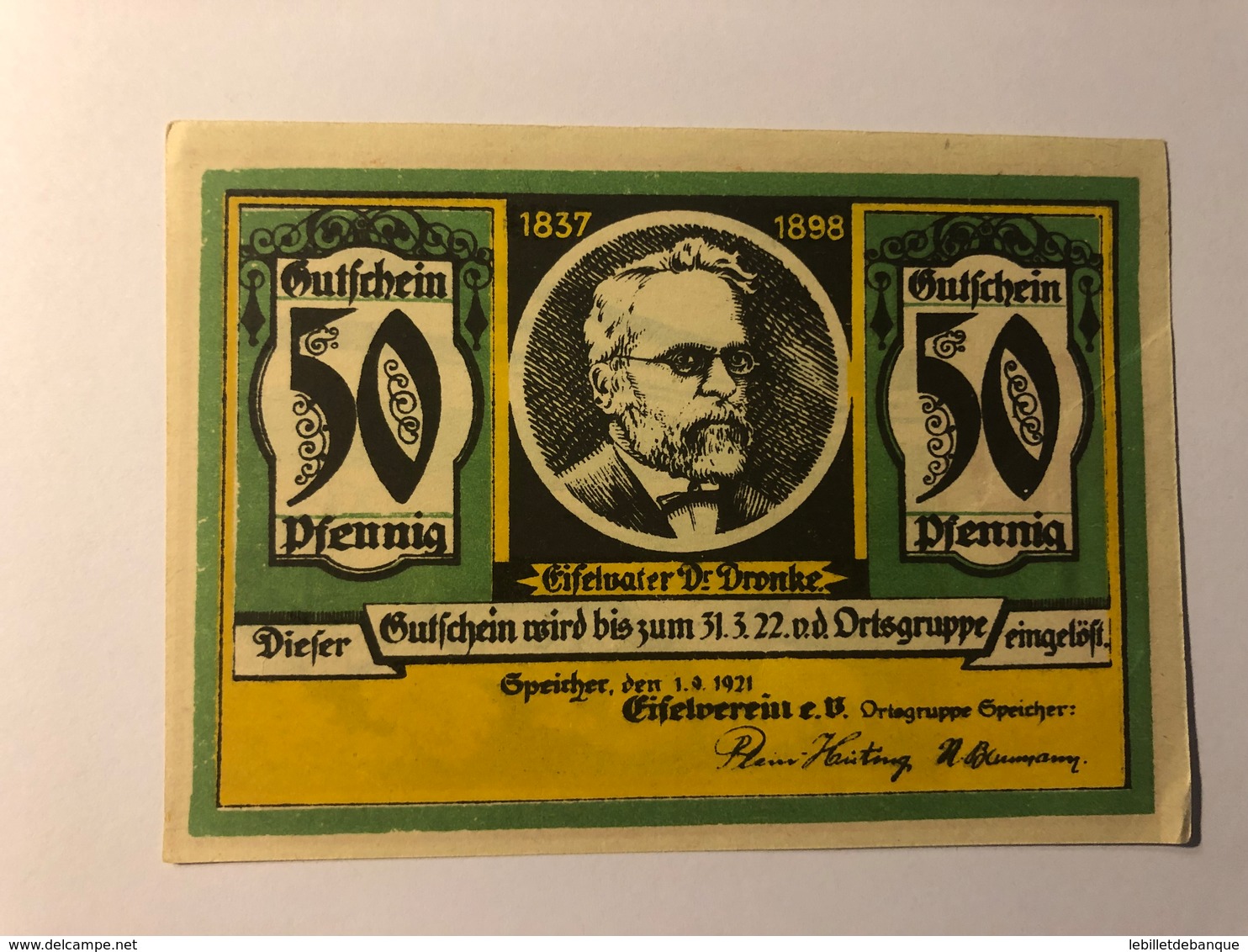 Allemagne Notgeld Speicher 50 Pfennig - Collections