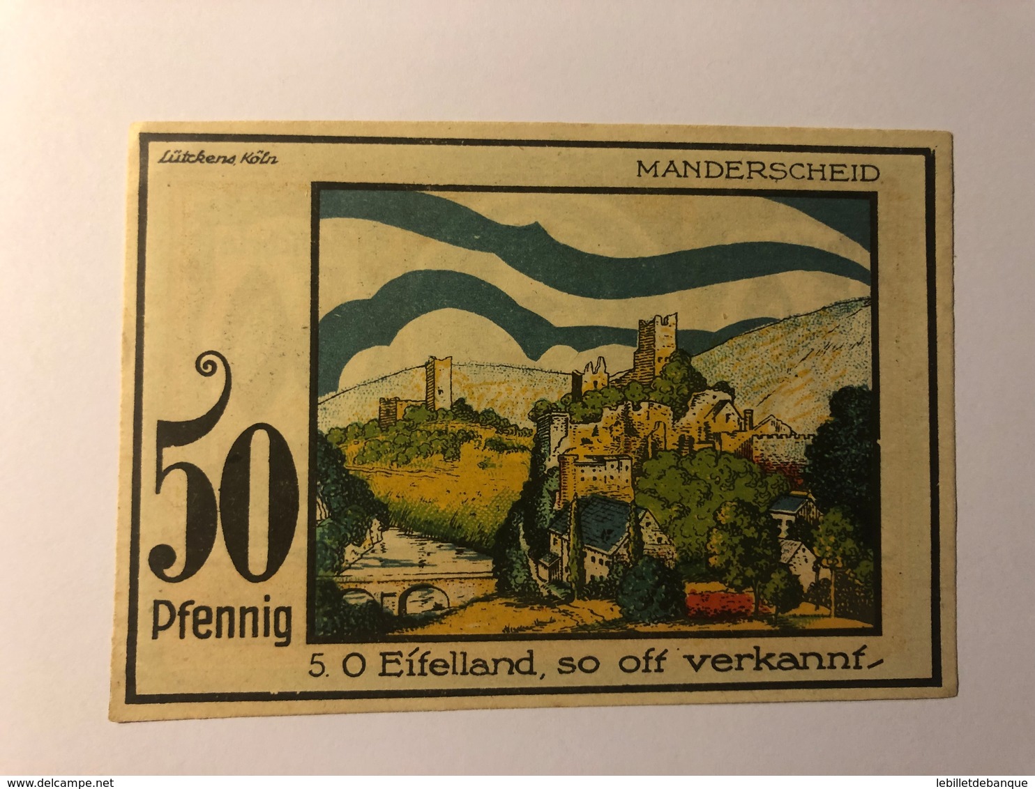 Allemagne Notgeld Speicher 50 Pfennig - Collections