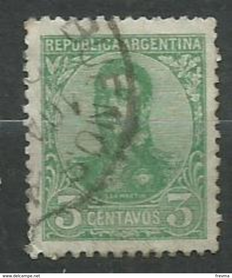 Timbre Argentine 1908-1909 Yvt 135 - Gebruikt
