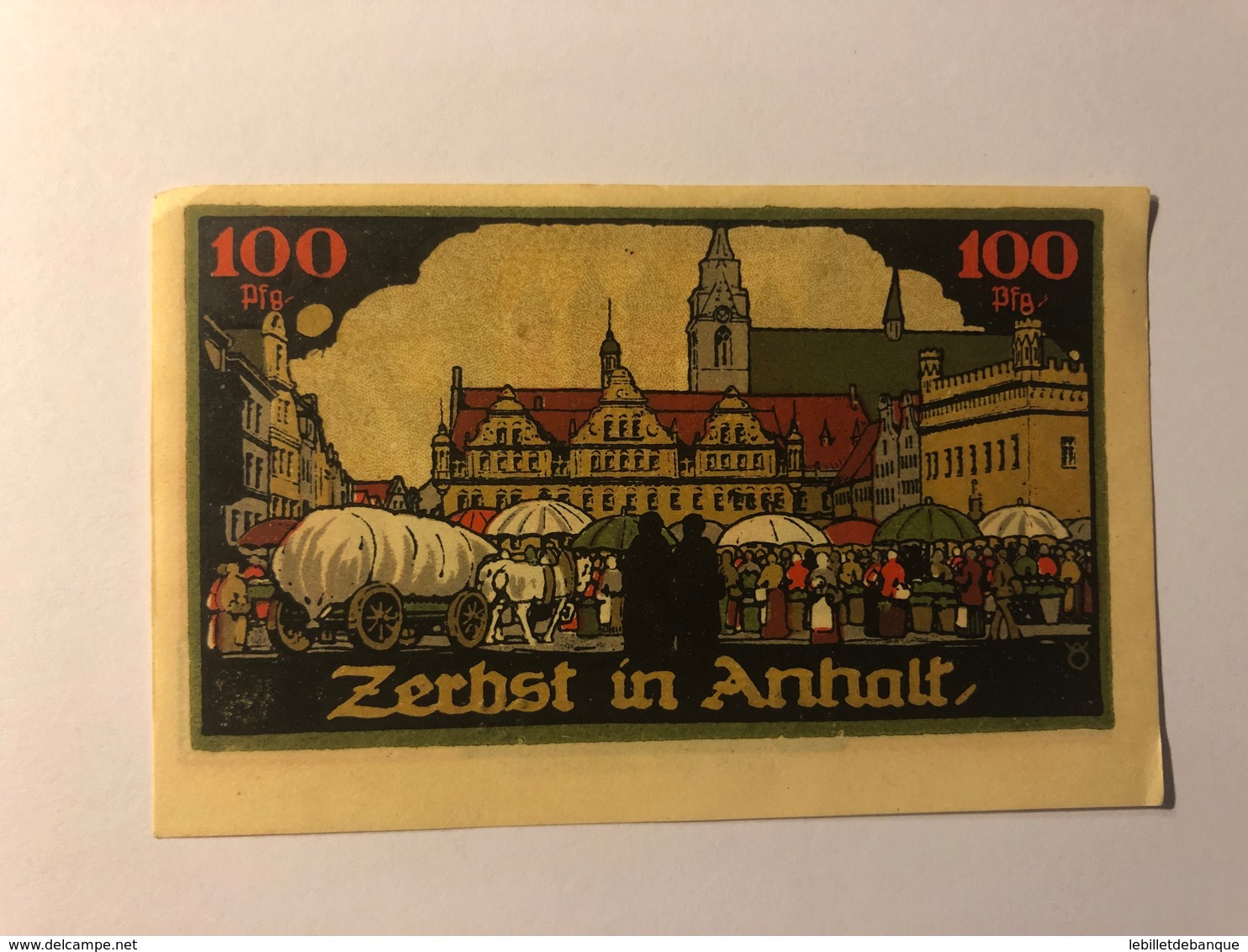 Allemagne Notgeld Zerbst 100 Pfennig - Collections