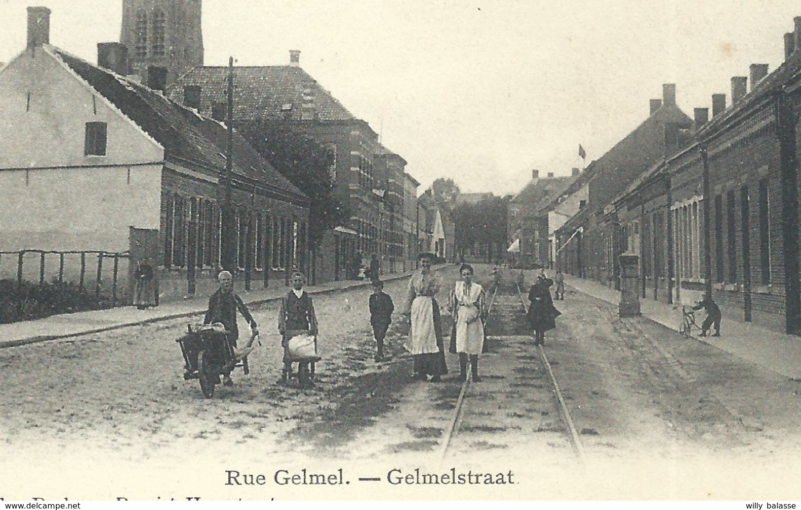 ++ CPA - HOOGSTRATEN - HOOGSTRAETEN - Rue Gelmel - Gelmelstraat - Carte Animée  // - Hoogstraten