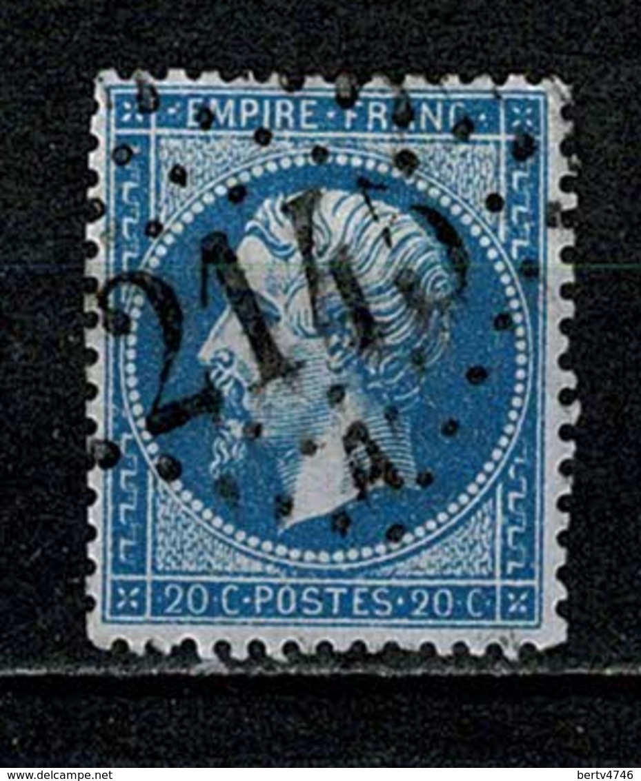 France 1862 Yv. 22   Obl. GC 2145  Lyon - 1862 Napoléon III