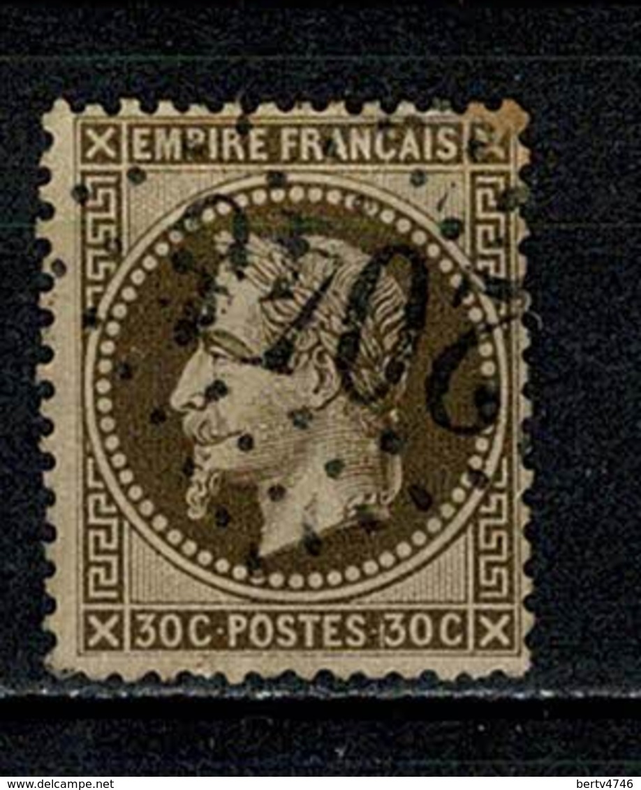 France 1867 Yv. 30   Obl. 2046 Lille Quartier Pl. St Martin - 1863-1870 Napoléon III Lauré