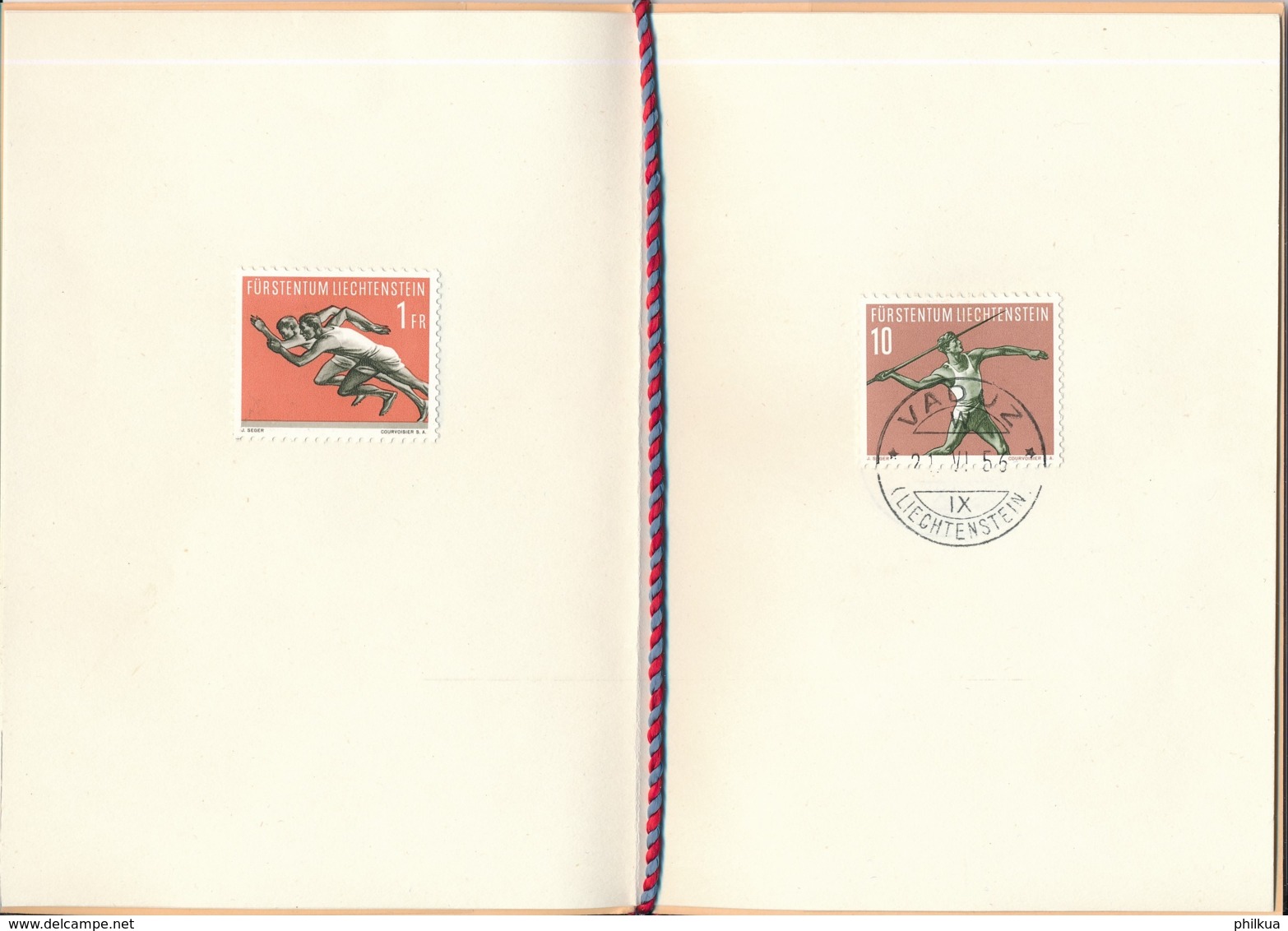 Lichtenstein - Sportserie III - Geschenkheft - Zumstein 286-289 / Michel 342-345 - Lettres & Documents