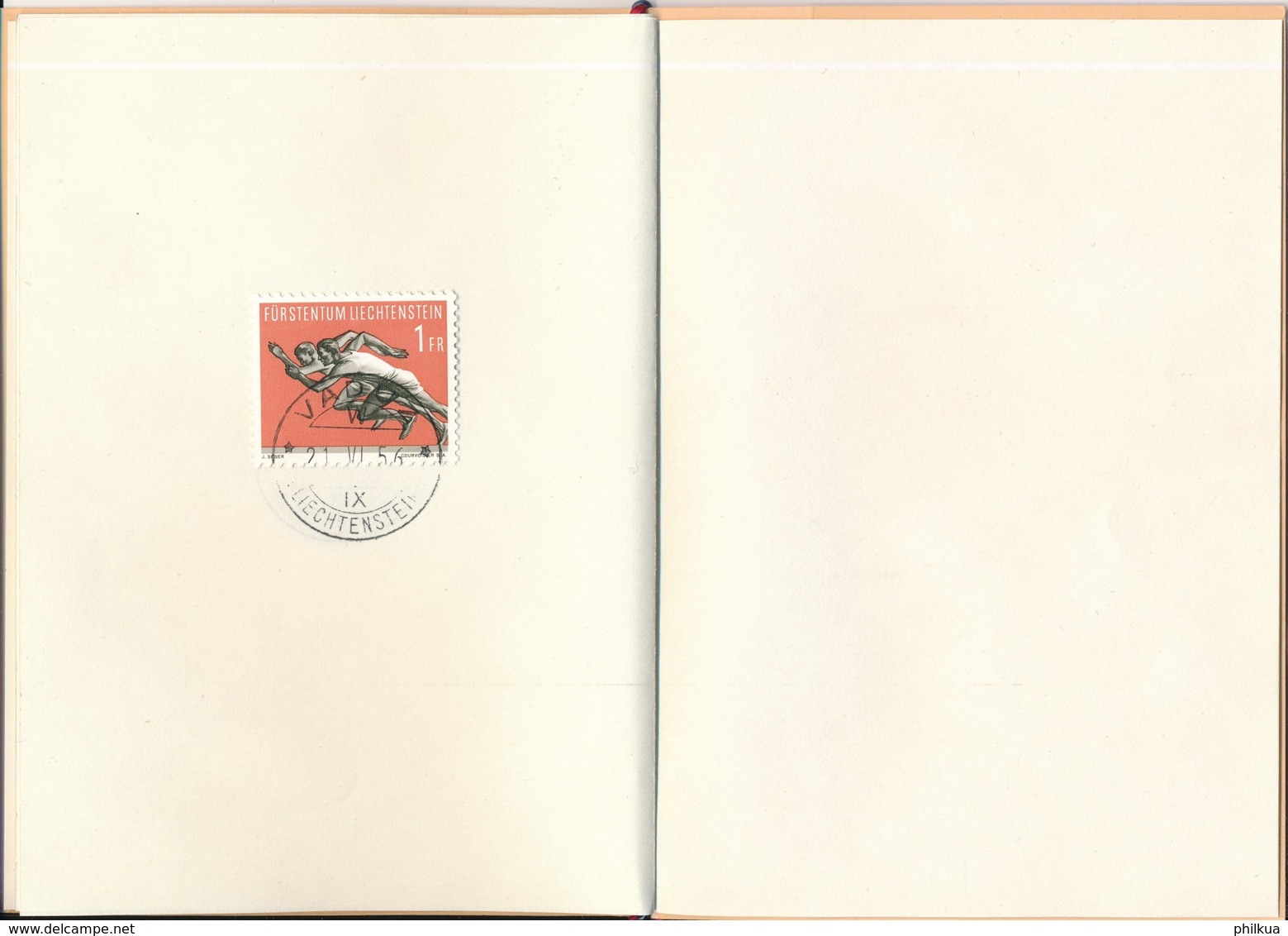 Lichtenstein - Sportserie III - Geschenkheft - Zumstein 286-289 / Michel 342-345 - Lettres & Documents