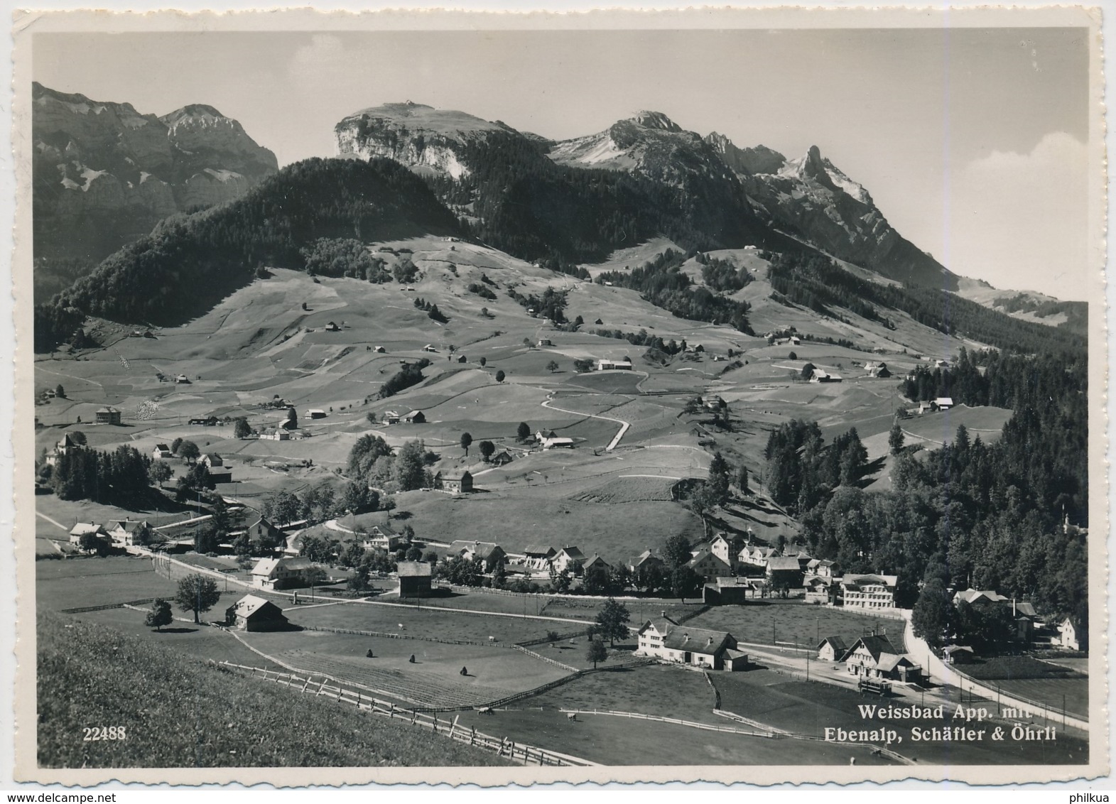 Weissbad Mit Ebenalp, Schäfler Und Öhrli - Weissbad 