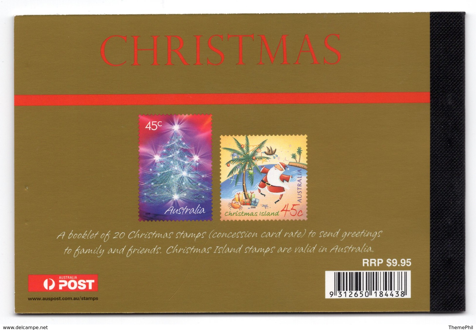 Australia Australië 2005 Mnh Prestige Booklet Carnet Christmas Kerst Santa Claus Tree Kerstman Kerstboom - Christmas