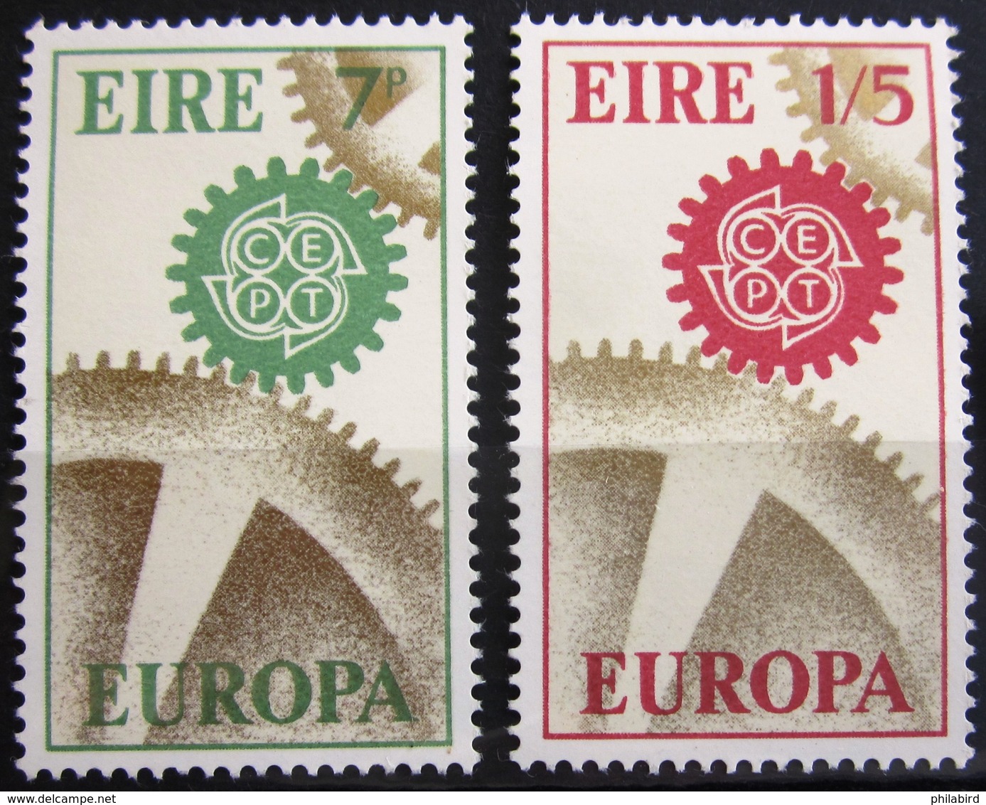 EUROPA            Année 1967         IRLANDE          N° 191/192             NEUF** - 1967