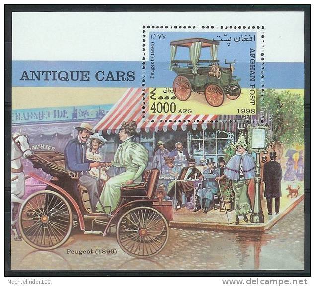 Mtw187 TRANSPORT OUDE AUTO HOND CLASSIC CAR DOG ALTE AUTOS HUNDE VOITURES CLASSIQUES QWA 1998 PF/MNH - Auto's