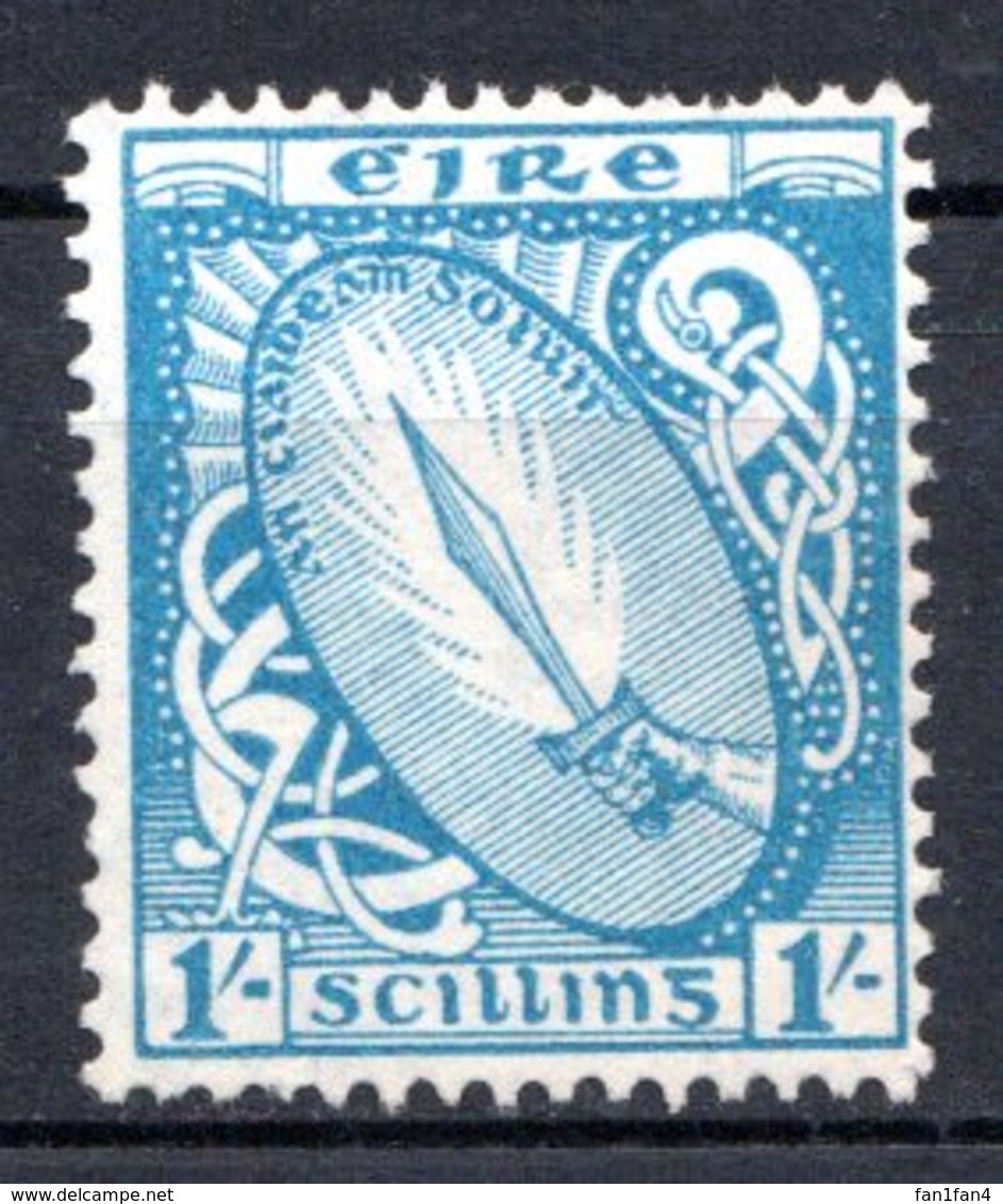 IRLANDE - (Etat Libre) - 1922-24 - N° 51 - 1 S. Bleu-vert - (Glaive De Lumière) - Neufs