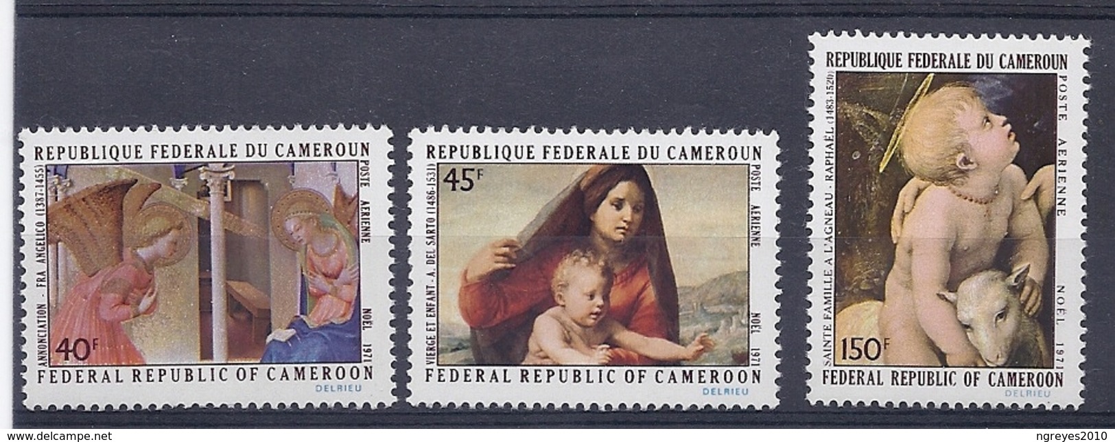 190031697   CAMERUN  YVERT    AEREO  Nº  193/5  **/MNH - Camerún (1960-...)