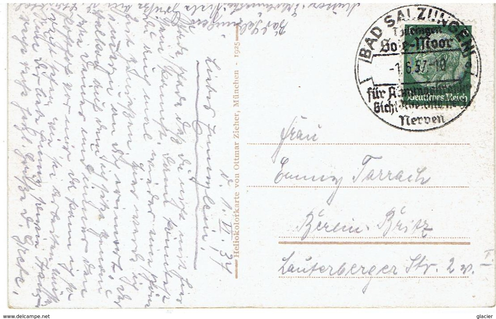 Bad Salzungen - Wartburgkreis - Thüringen - Gesendet 1937 - Bad Salzungen