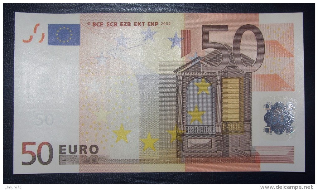 50 EURO MO45A5 Trichet Spain  Serie V  UNCIRCULATED - 50 Euro