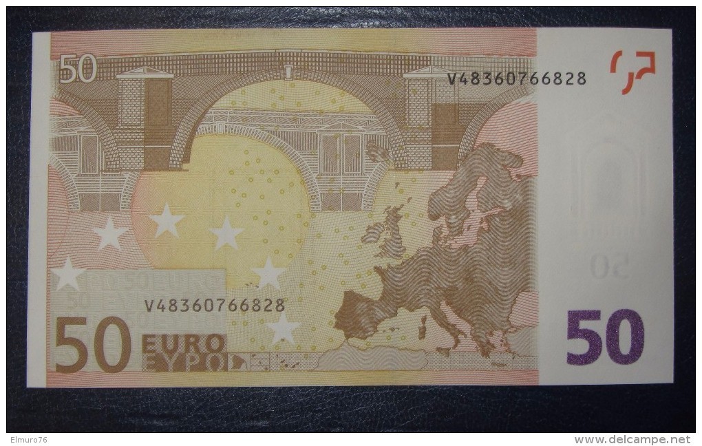 50 EURO MO45A5 Trichet Spain  Serie V  UNCIRCULATED - 50 Euro